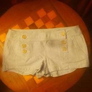 Womans light blue Express shorts size 4.